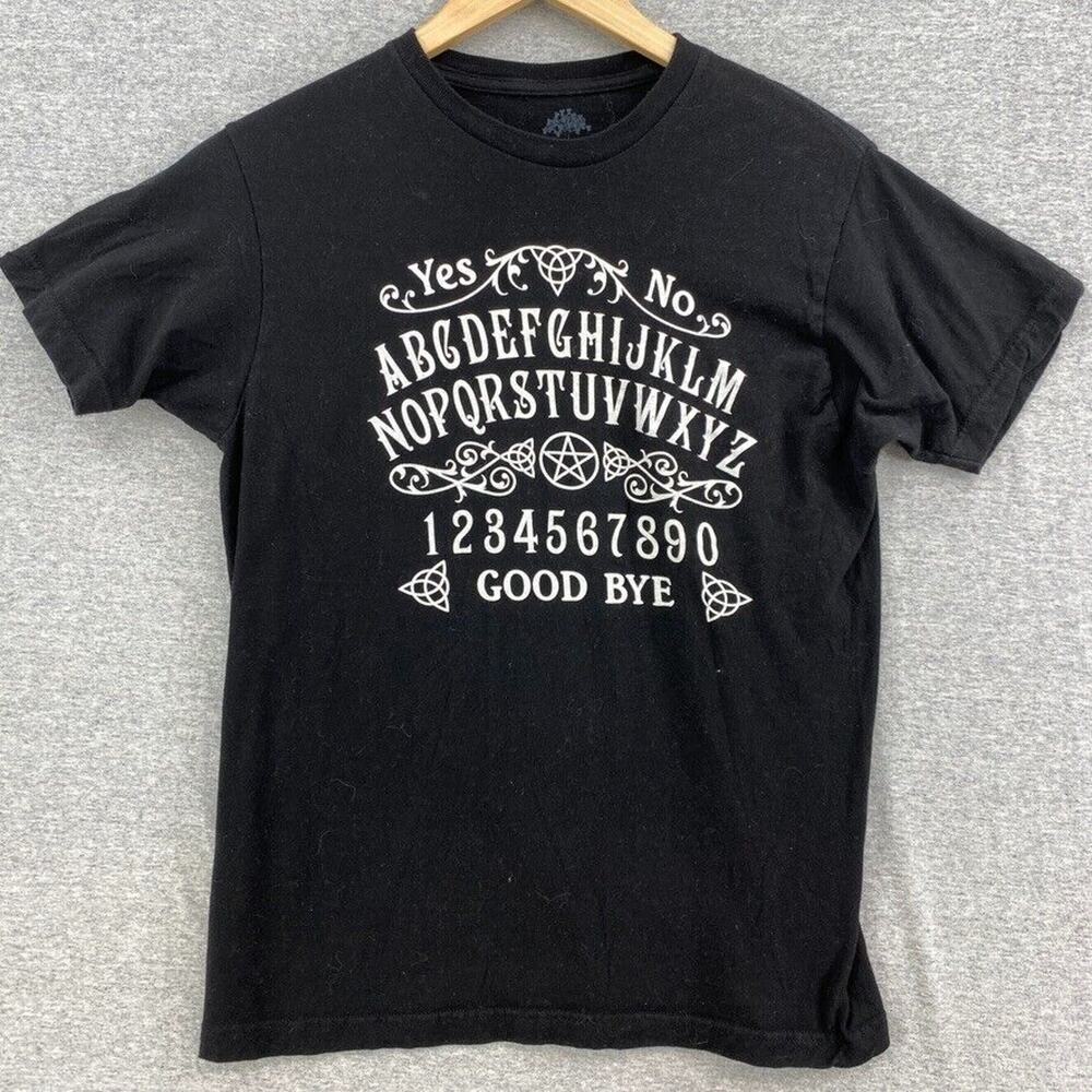 Ouija Board Tshirt Mens Extra Small Black Mystical Paranormal Tee Short Sleeve
